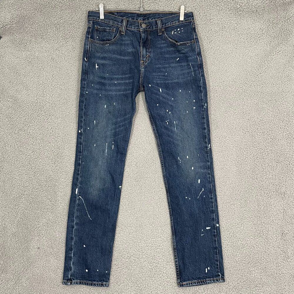 NEW Levi's 511 Jeans Men 31x32 Blue Professor Marvel Slim Stretch Denim